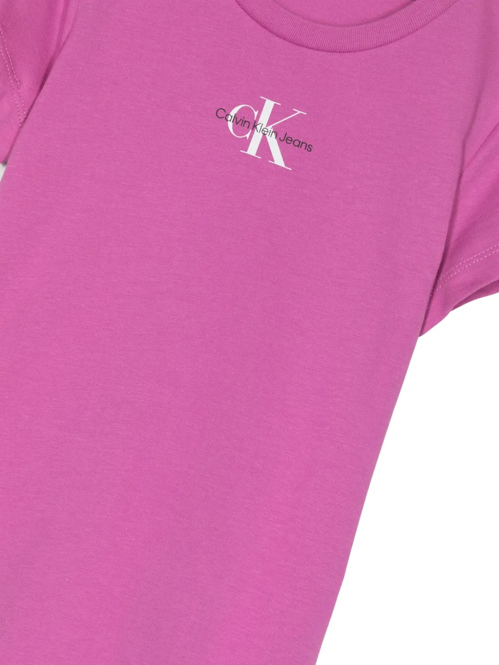 Calvin Klein Kids T-shirt met logoprint Roze