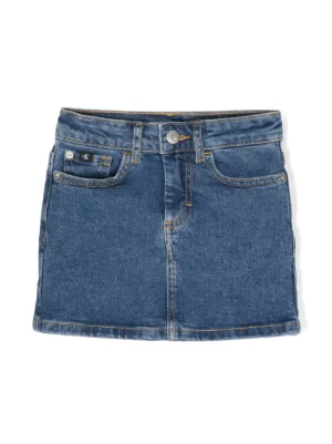 Calvin klein hot sale denim skirt