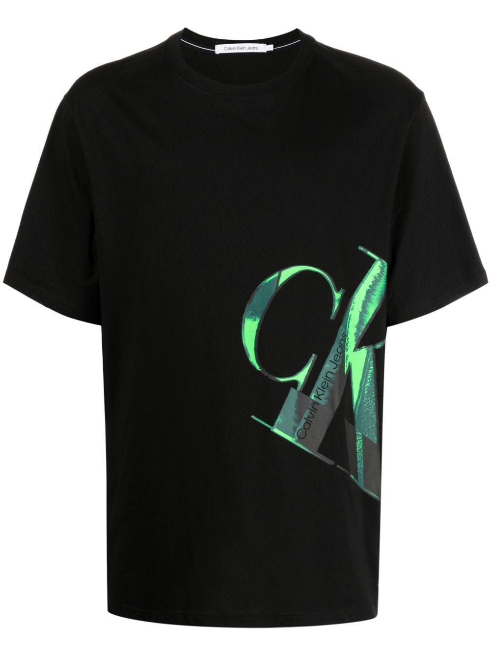 Calvin Klein T-shirt Mit Logo-print In Black