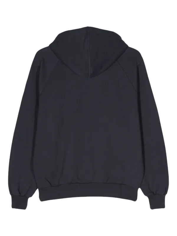 Sunnei logo-embroidered Cotton Hoodie | Blue | FARFETCH