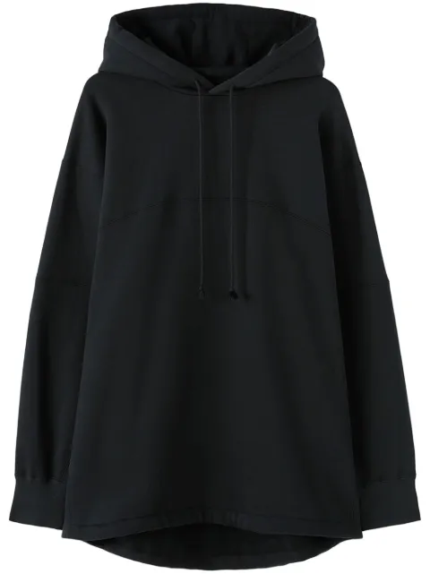 Jil Sander logo-embroidered cotton hoodie