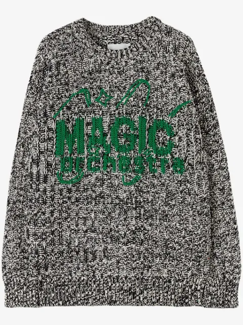 Jil Sander jacquard wool blend jumper