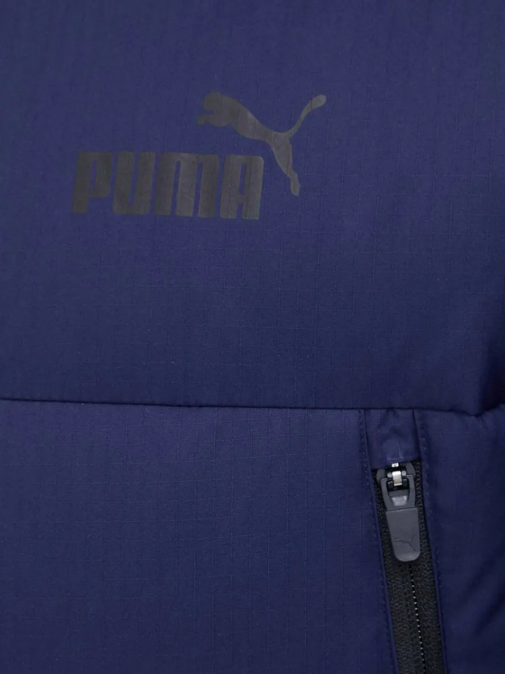 PUMA Jas met logoprint Blauw