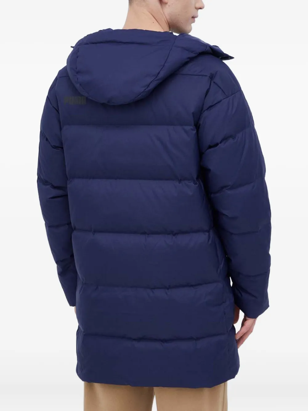 PUMA Jas met logoprint Blauw