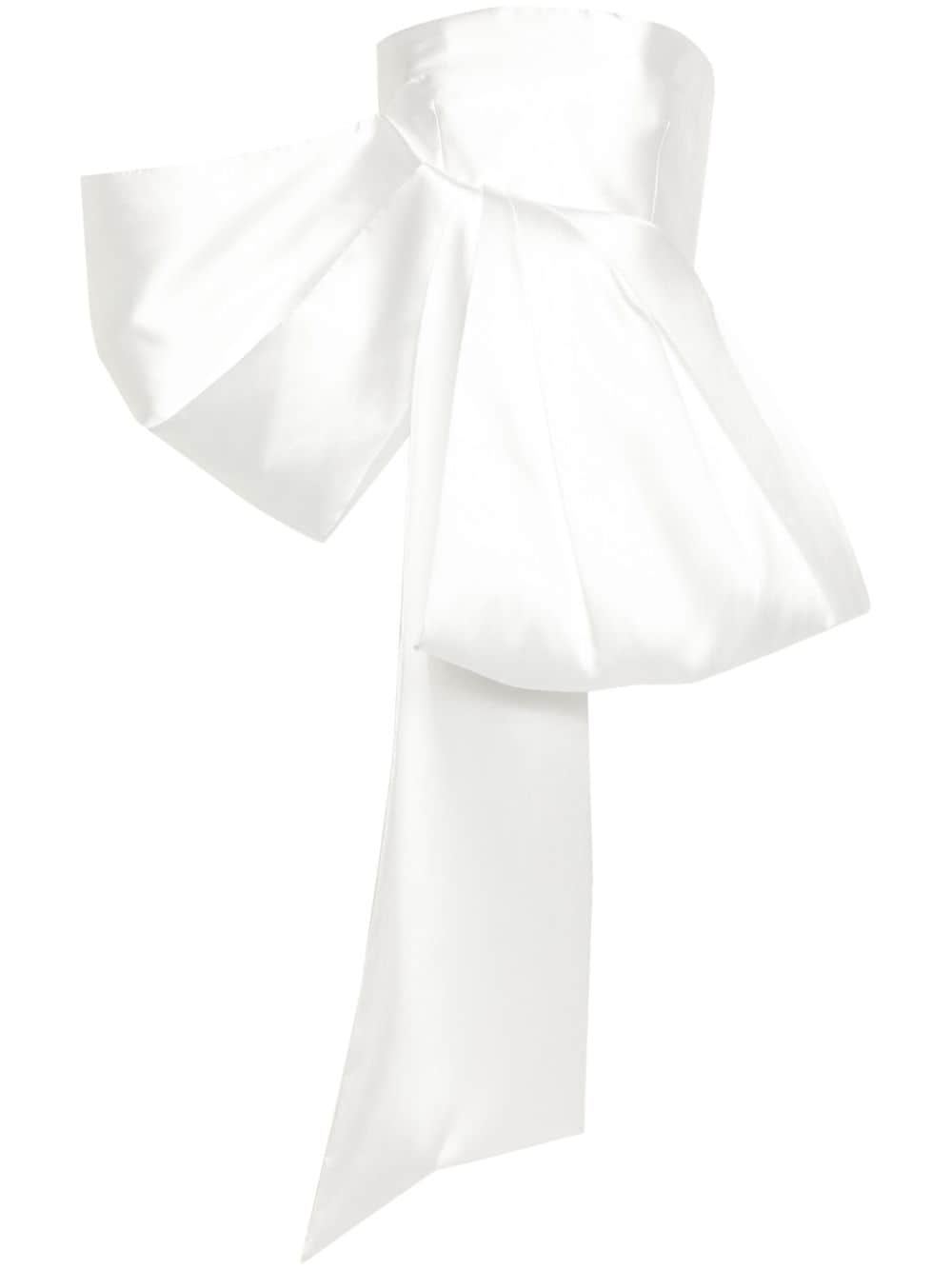 Solace London Nadina Bow-detail Blouse In White