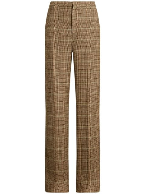 Polo Ralph Lauren plaid straight-leg trousers