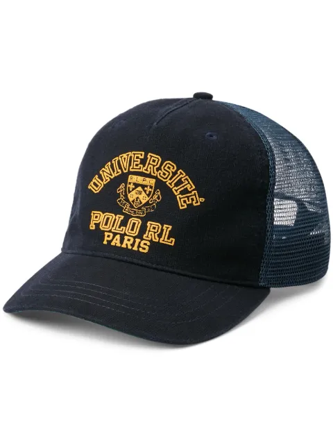 Polo Ralph Lauren 图案印花网纱拼接棒球帽