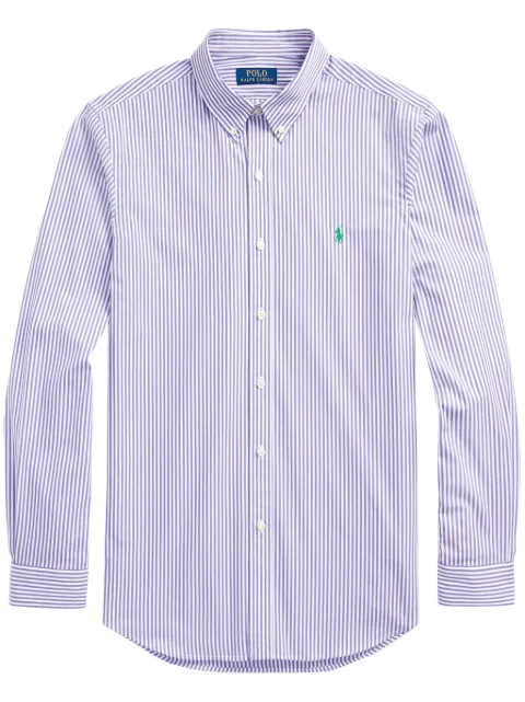 Polo Ralph Lauren camisa con motivo de rayas y logo bordado