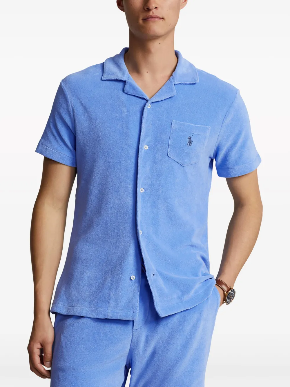 Polo Ralph Lauren Badjas van badstof Blauw
