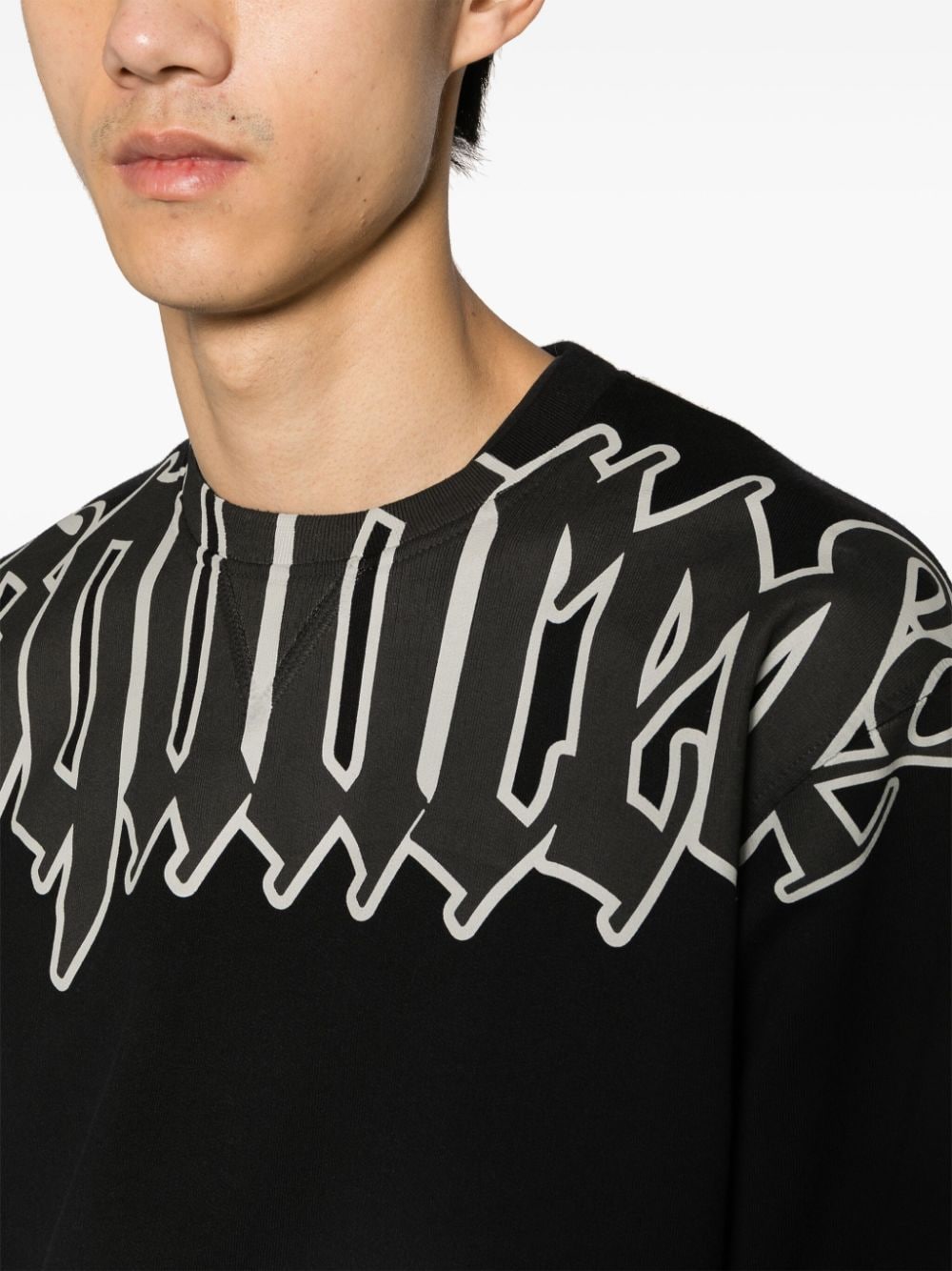 Shop Dsquared2 Cool Logo-print Sweatshirt In Black