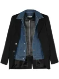 MM6 Maison Margiela layered-design blazer - Black