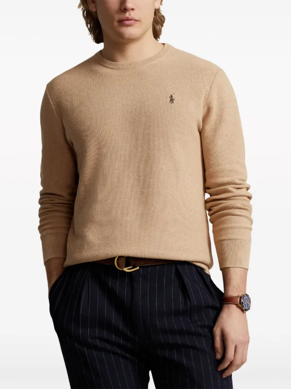 Polo Ralph Lauren Trui Met Borduurwerk Beige FARFETCH NL