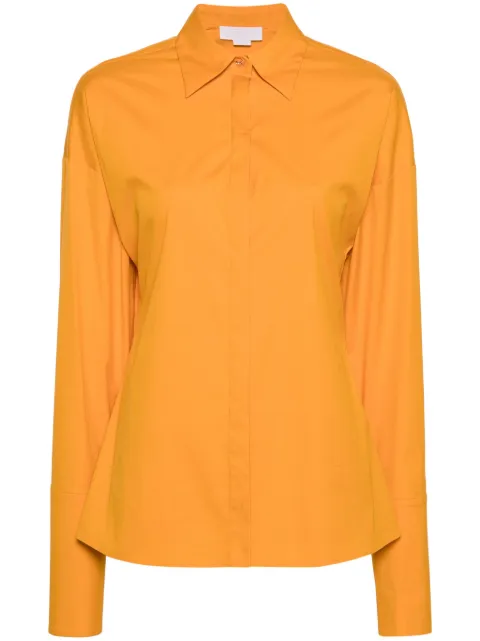 Genny camisa de popelina con placa del logo