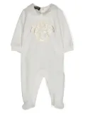 Versace Kids Medusa Head-print cotton pajamas - White