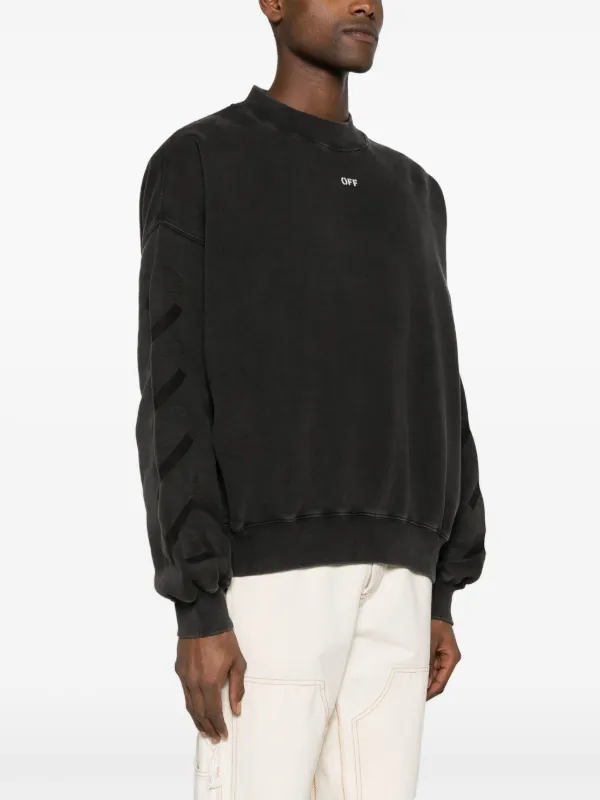 Off-White S.Matthew Cotton Sweatshirt | Black | FARFETCH BH
