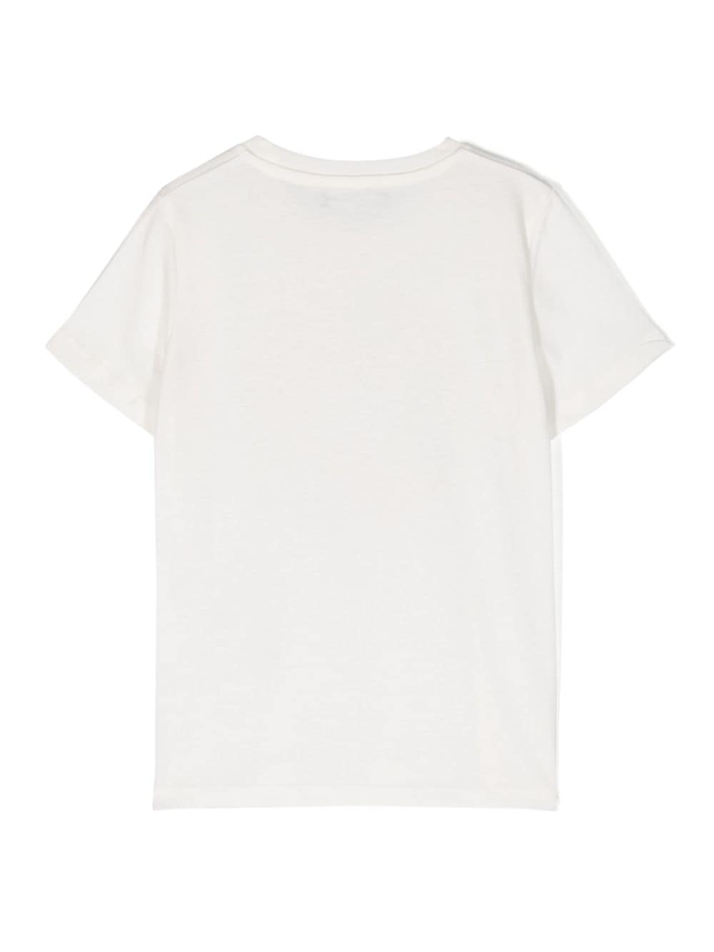 Shop Versace Medusa Head Cotton T-shirt In 白色