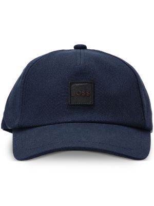 HUGO BOSS Outlet: hat in cotton - Blue