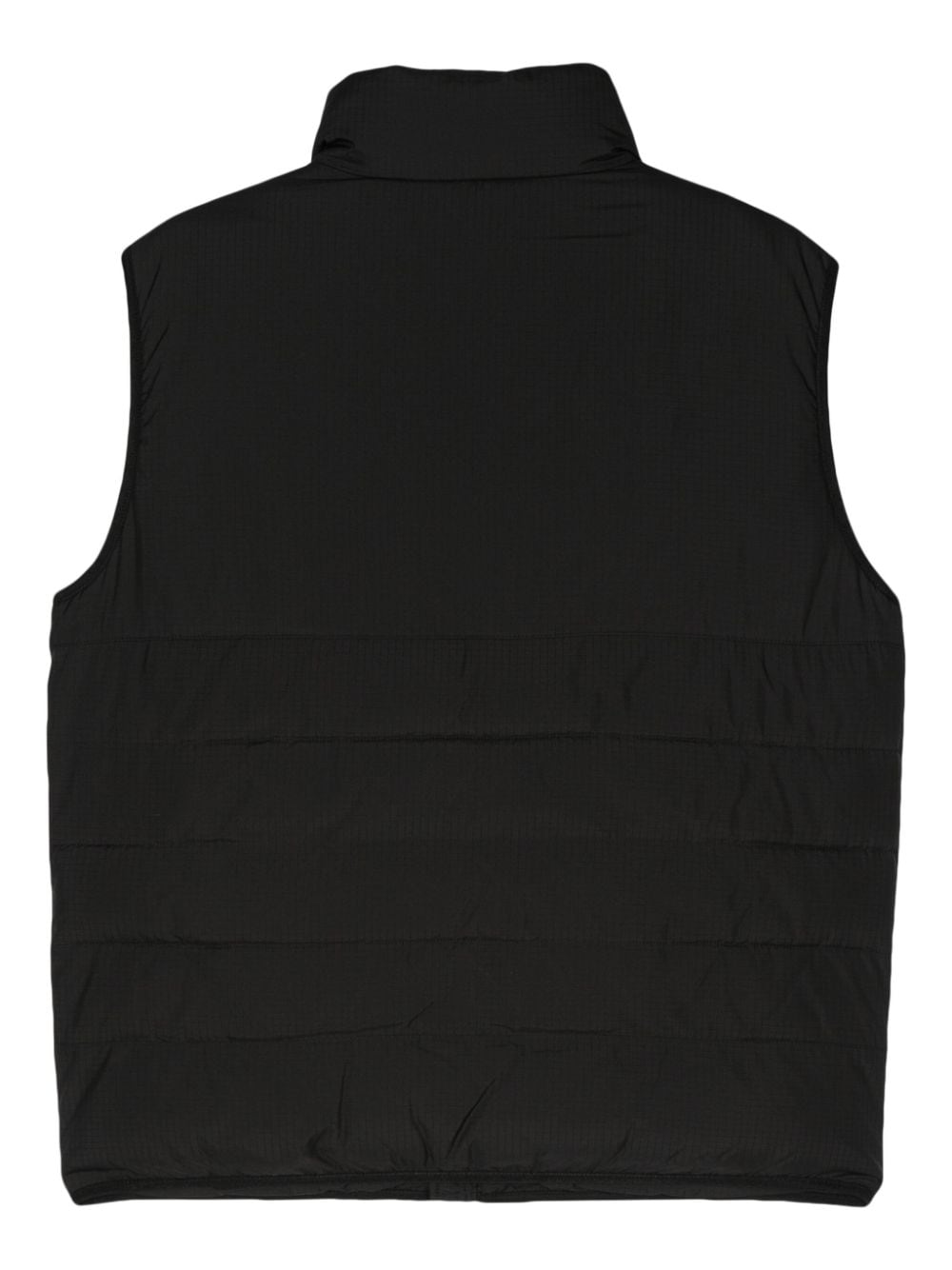 Shop Calvin Klein Padded Ripstop Gilet In Black