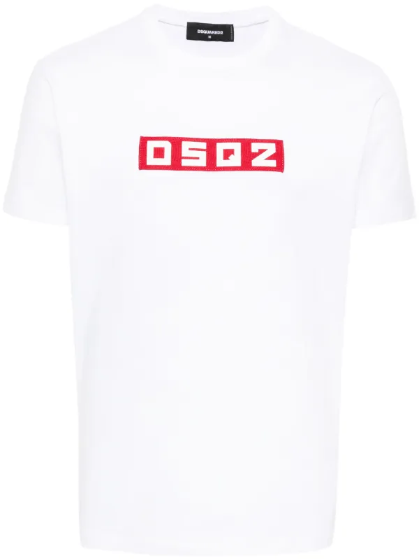 DSQUARED2 DSQ2 ロゴ Tシャツ | ホワイト | FARFETCH JP