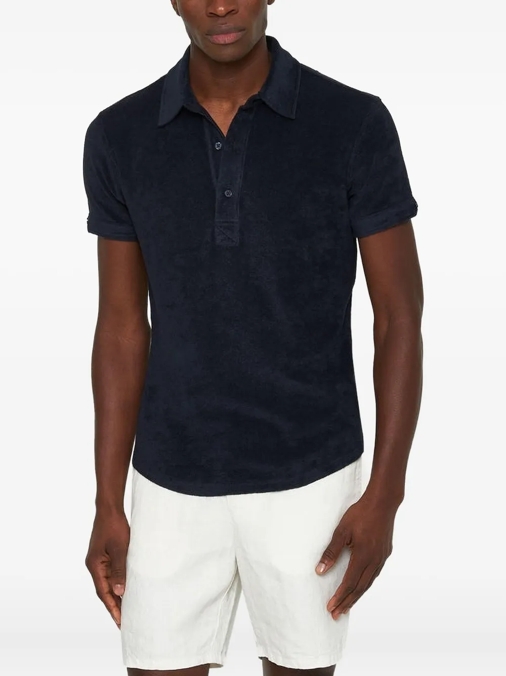 Orlebar Brown Katoenen poloshirt - Blauw