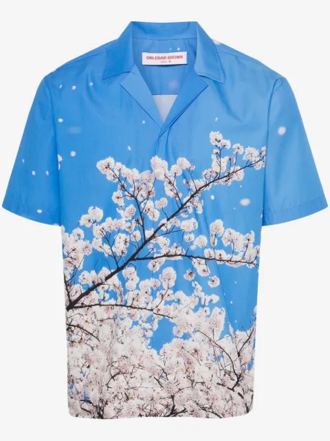 Orlebar Brown Maitan floral-print shirt