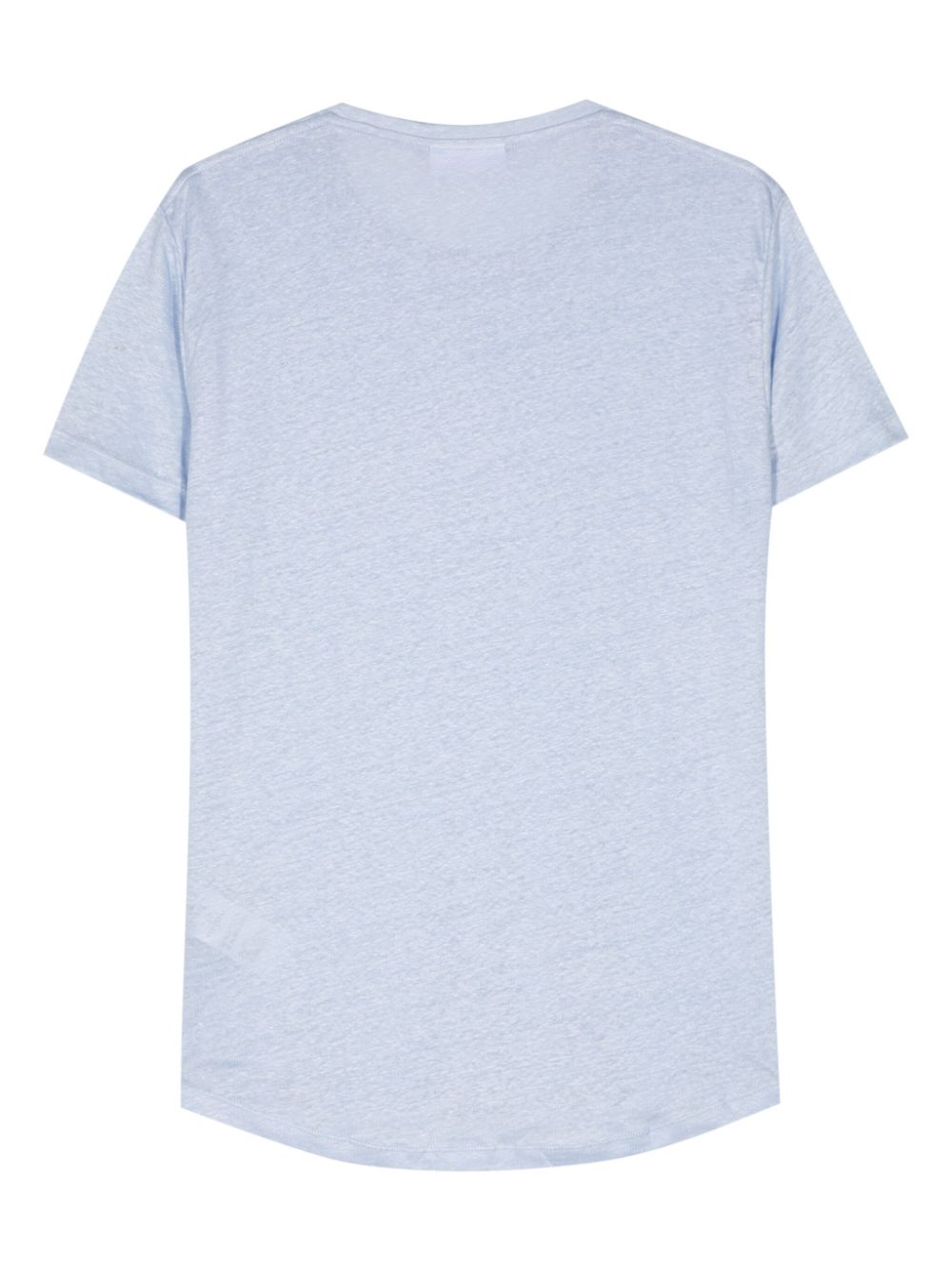 Shop Orlebar Brown Linen Slub T-shirt In Blue