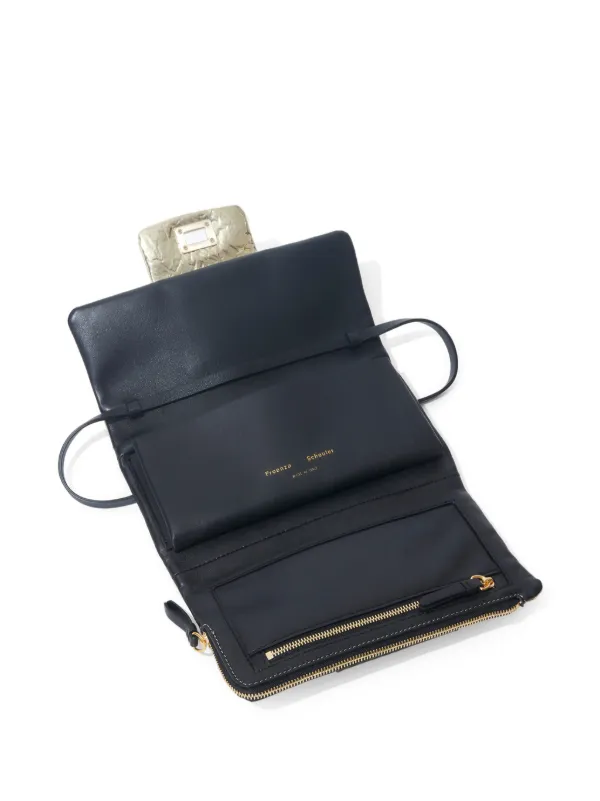 【Proenza Schouler】メタリックショルダーバッグ Proenza Schouler Flip Metallic Shoulder Bag in Silver