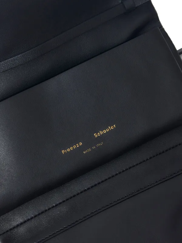 Proenza Schouler Flip メタリック レザーショルダーバッグ