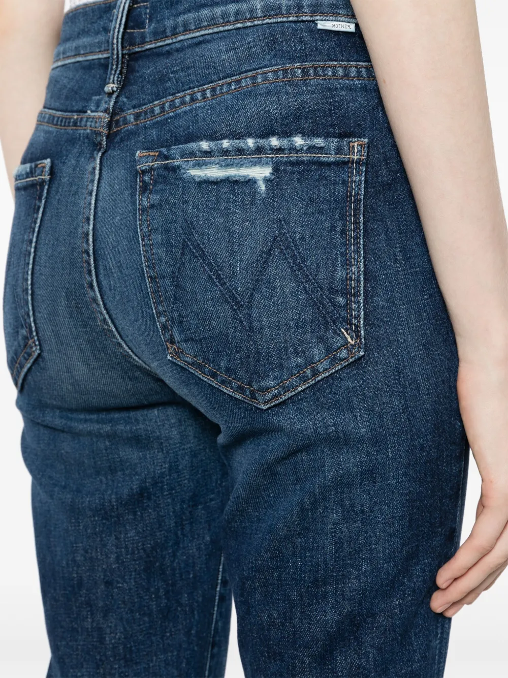 MOTHER Skinny jeans Blauw