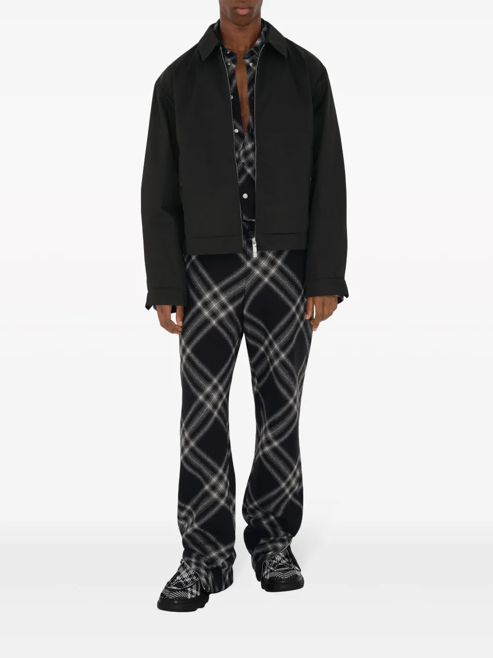 Burberry Katoenen jack - Zwart