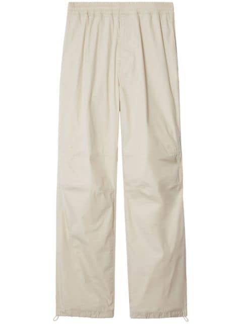 Burberry straight-leg drawstring trousers