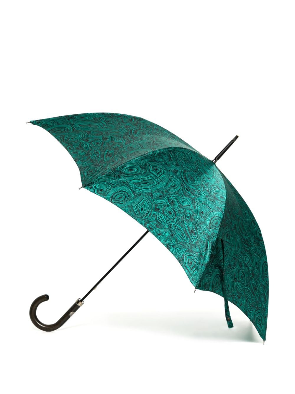 Shop Fornasetti Keyhole-print Umbrella In Grün