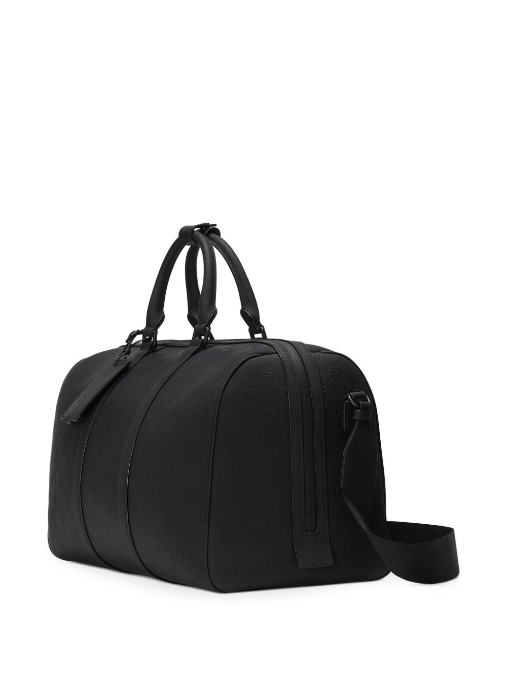 Shop Gucci Large Gg-logo Duffle Bag In Schwarz