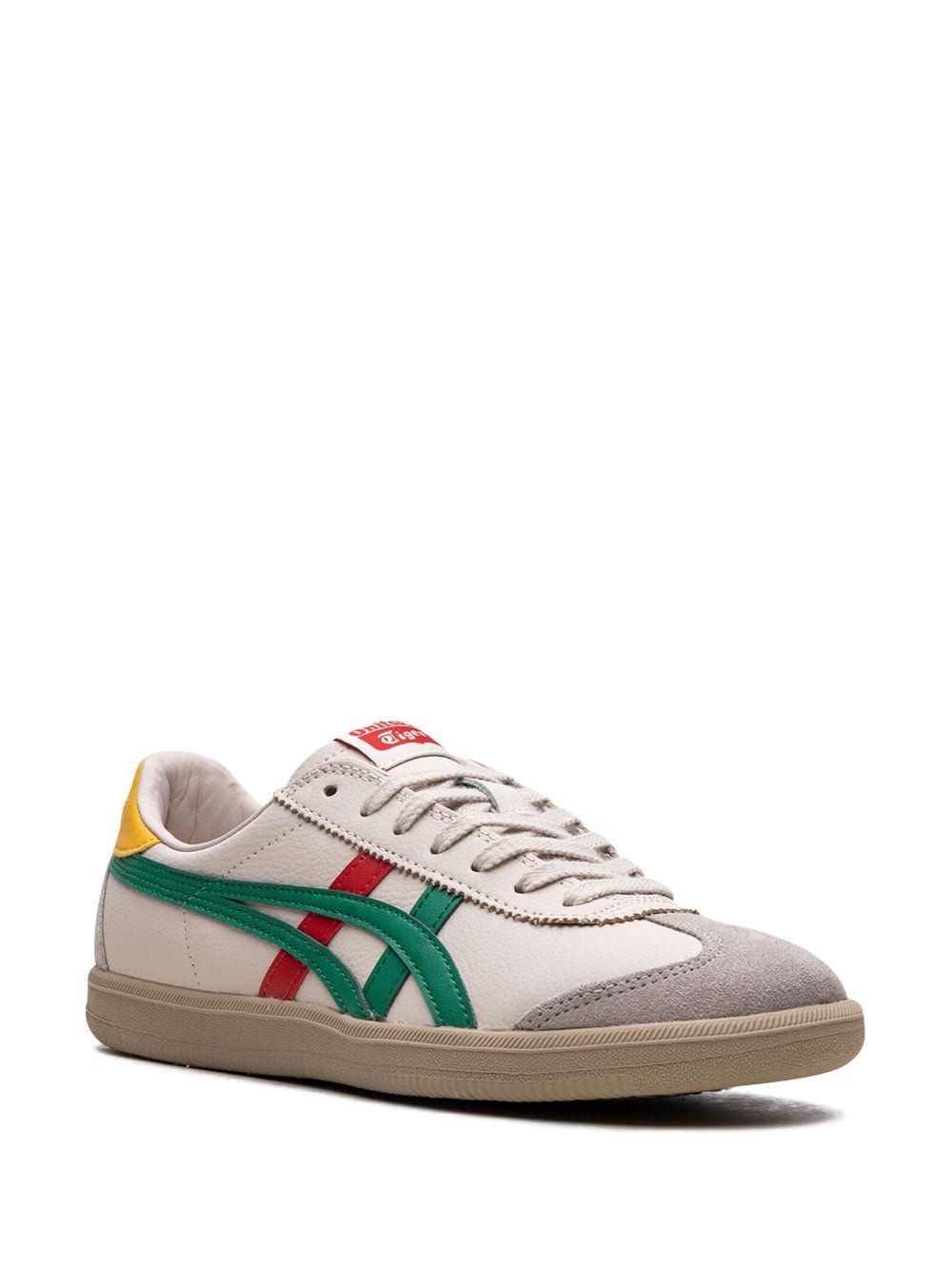 Shop Onitsuka Tiger Tokuten "white/beige/red/green" Sneakers In Neutrals