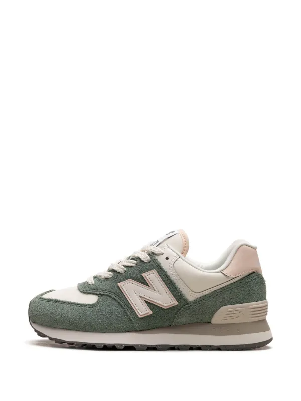 New balance 574 dark green best sale