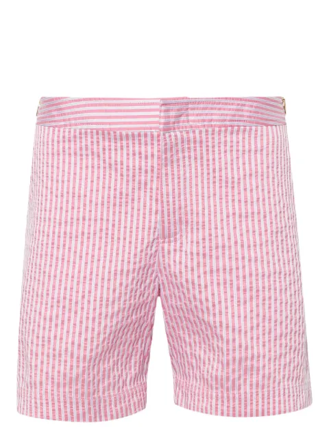Orlebar Brown Bulldog striped-jacquard swim shorts