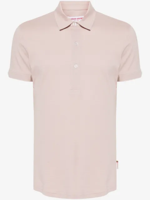 Orlebar Brown playera tipo polo de seda Sebastian