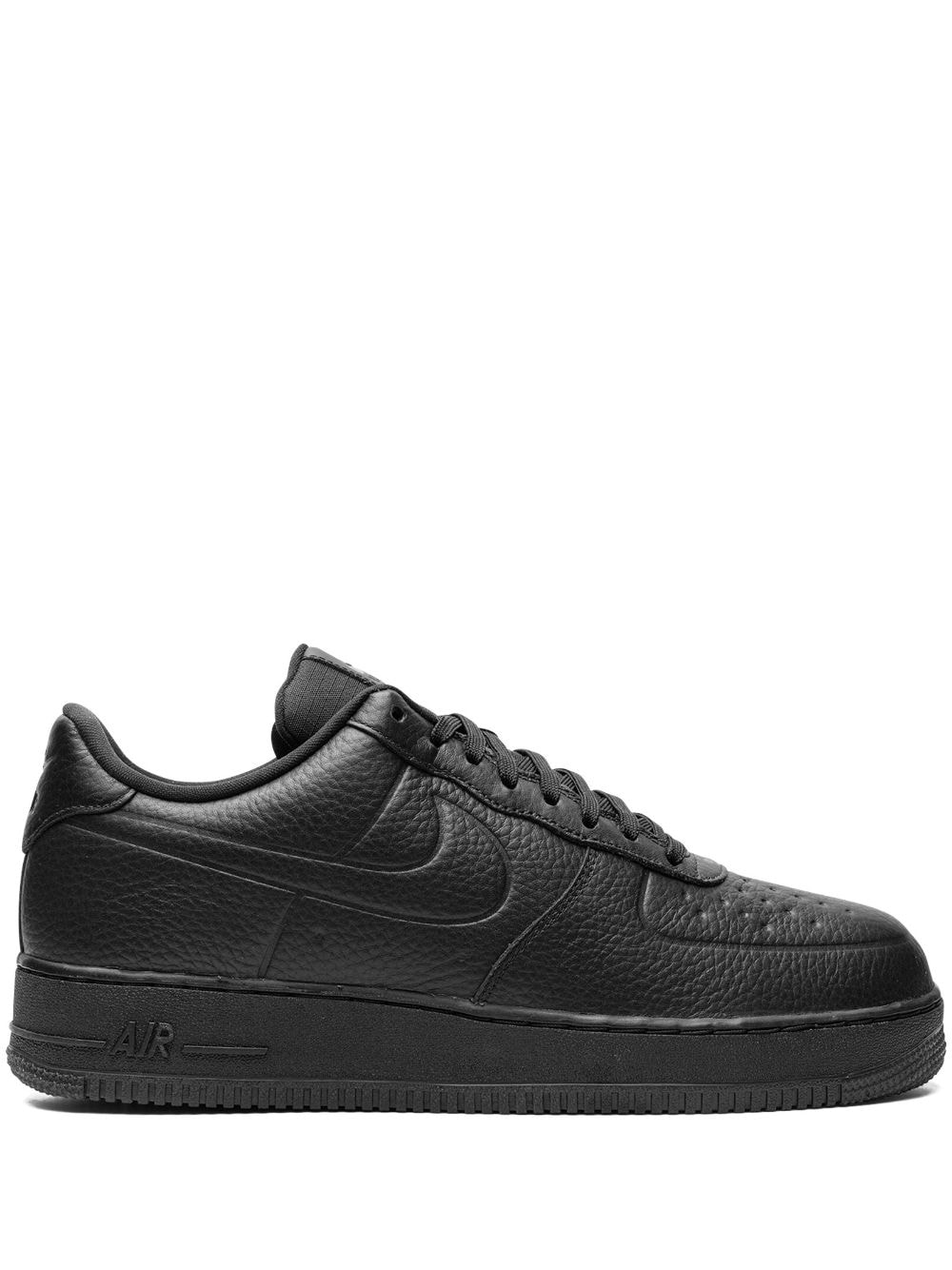 Shop Nike Air Force 1 Low Waterproof "triple Black" Sneakers