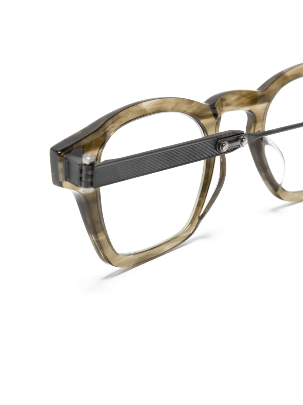  Akoni Wise Wayfarer-frame Glasses - Grey 