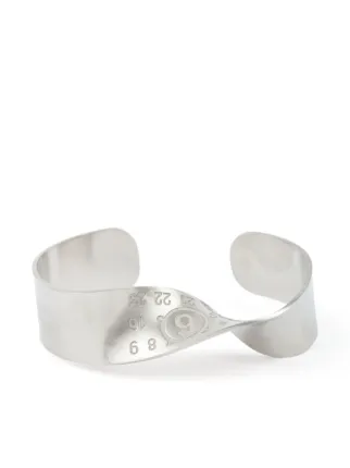 MM6 Maison Margiela Twisted number-engraved Cuff - Farfetch