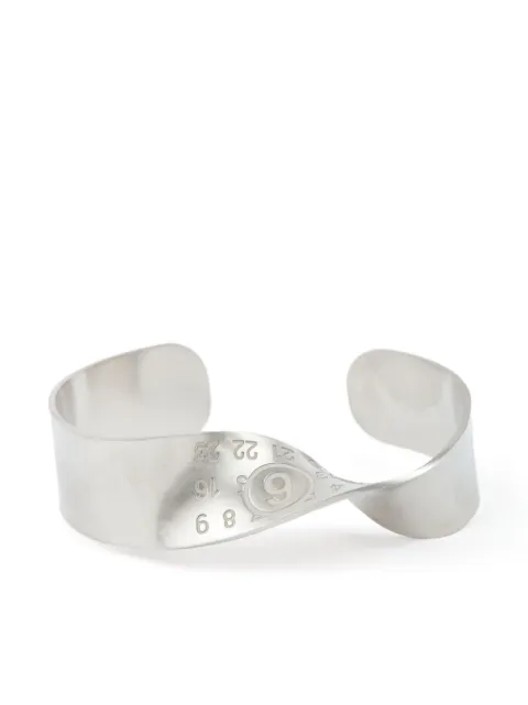 MM6 Maison Margiela bracelet Twisted à numéro gravé