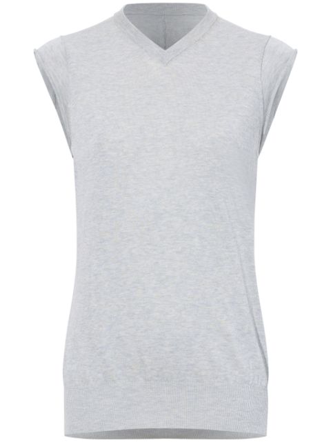 Proenza Schouler Morgan V-neck fine-knit top Women