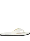 Proenza Schouler Cooper leather flip flops - White