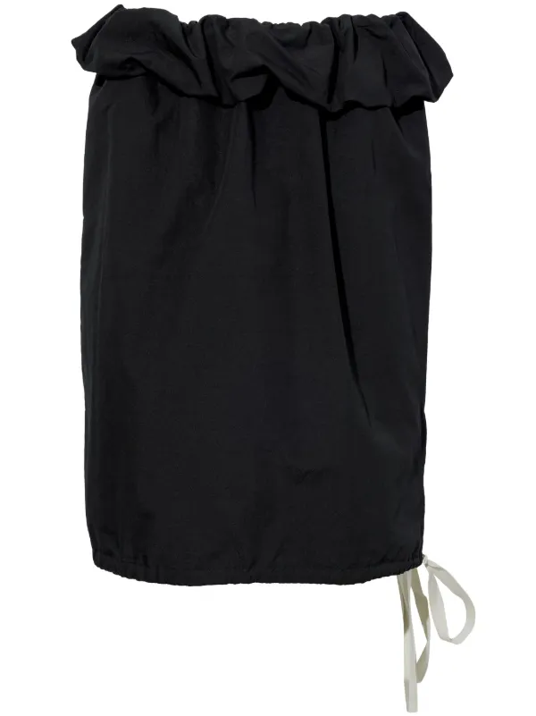 Proenza Schouler Hayley Ruffle-trim Skirt in Black