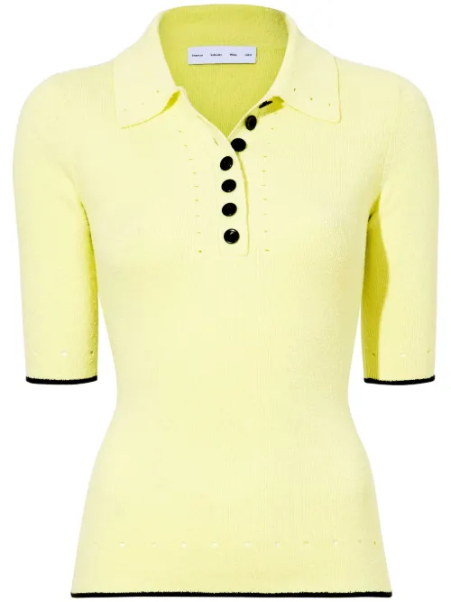 Polo en maille nervurée - Proenza Schouler White Label - Modalova