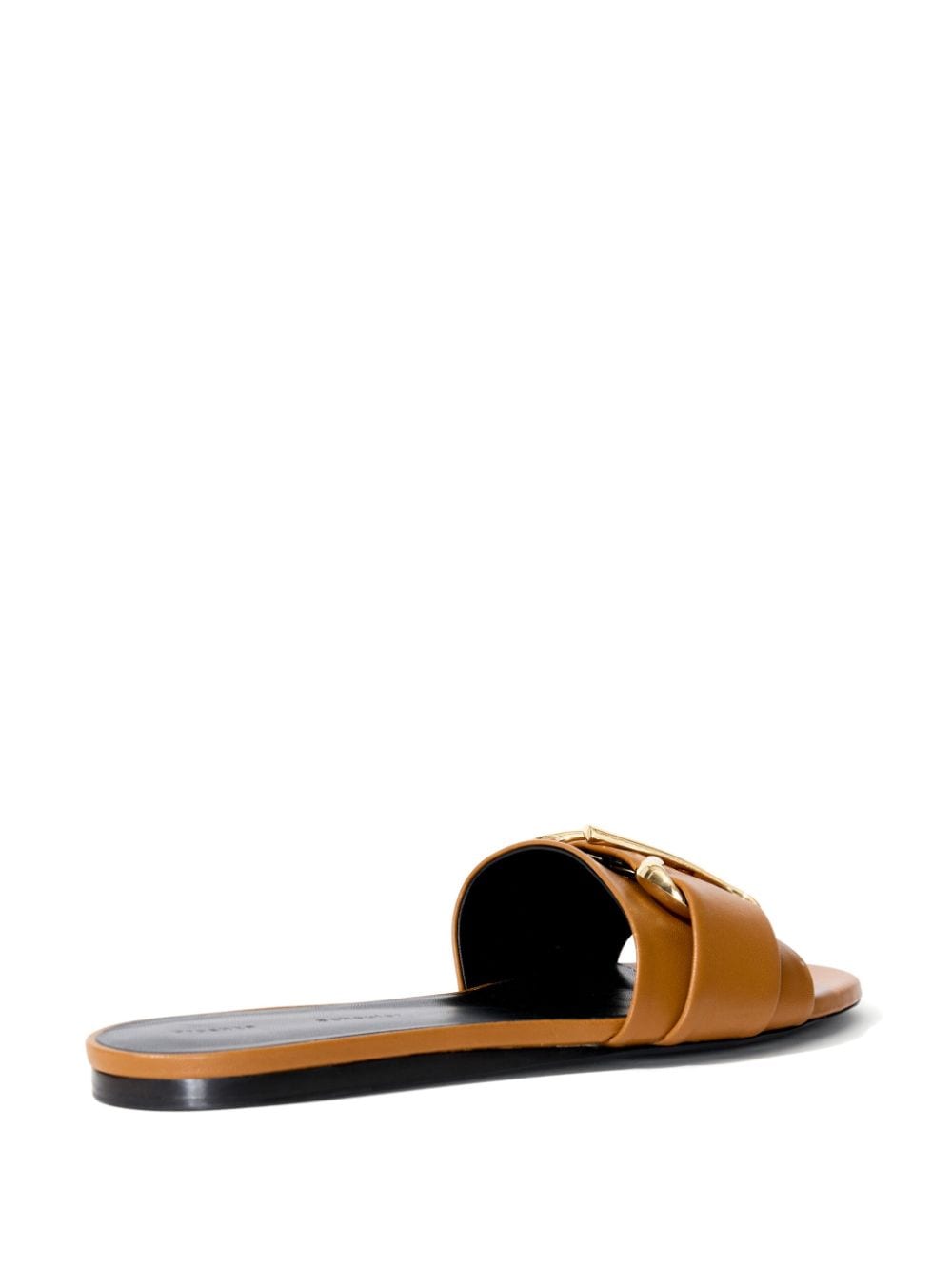 Shop Proenza Schouler Monogram Slide Sandals In Brown