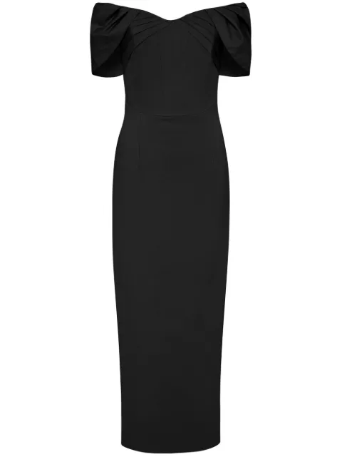 Rebecca Vallance vestido midi Juliana