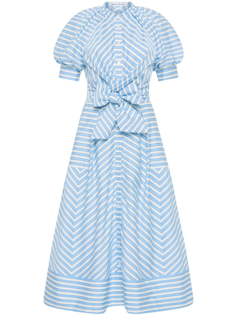 Rebecca Vallance Ava puff-sleeve Midi Dress - Farfetch