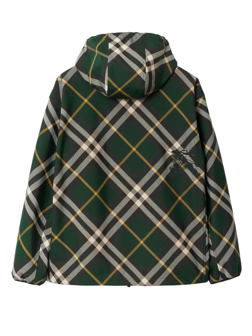 Affordable Burberry check-pattern zipped hooded jacket Men