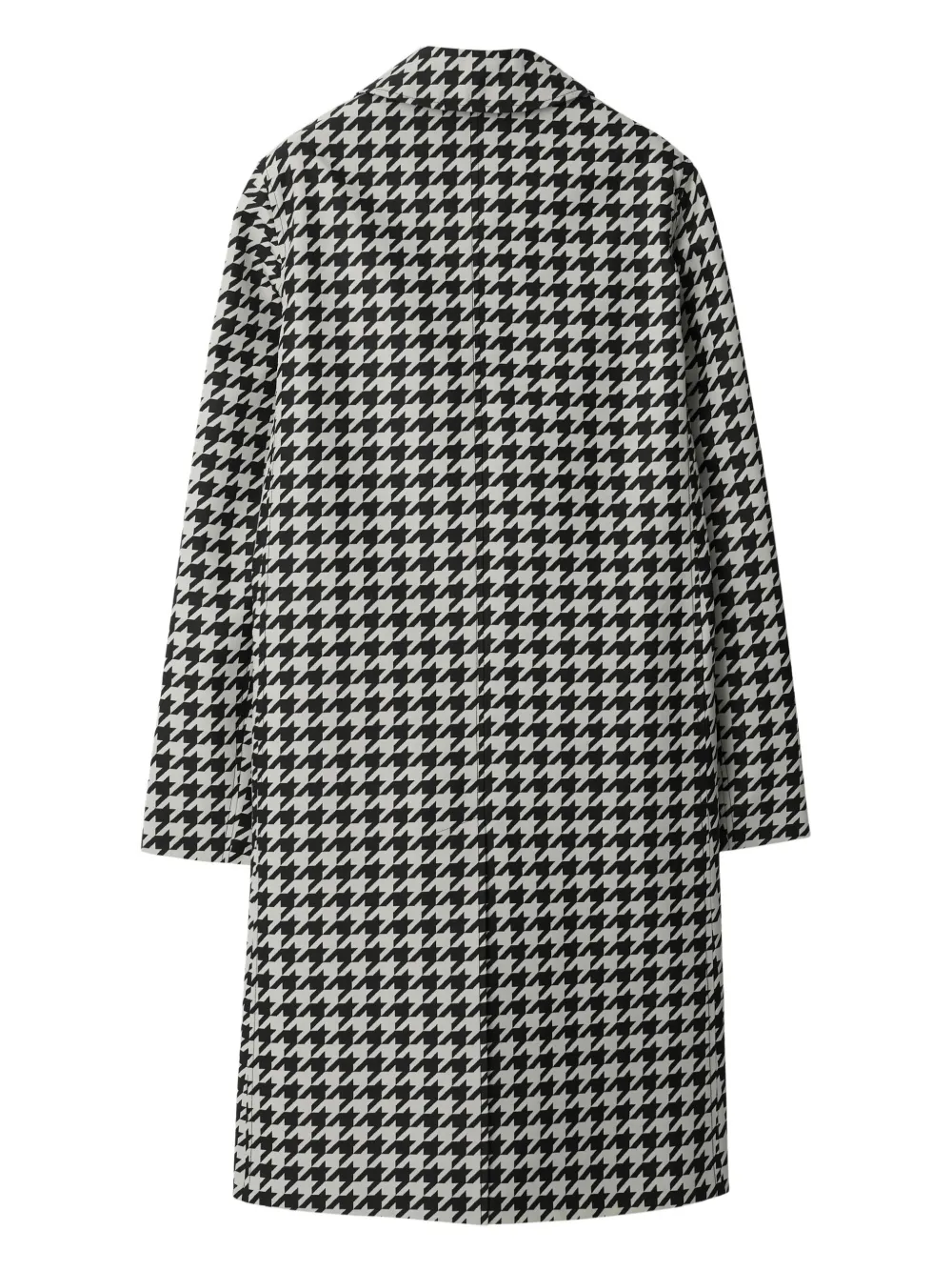 Affordable Burberry houndstooth-print twill car coat Women